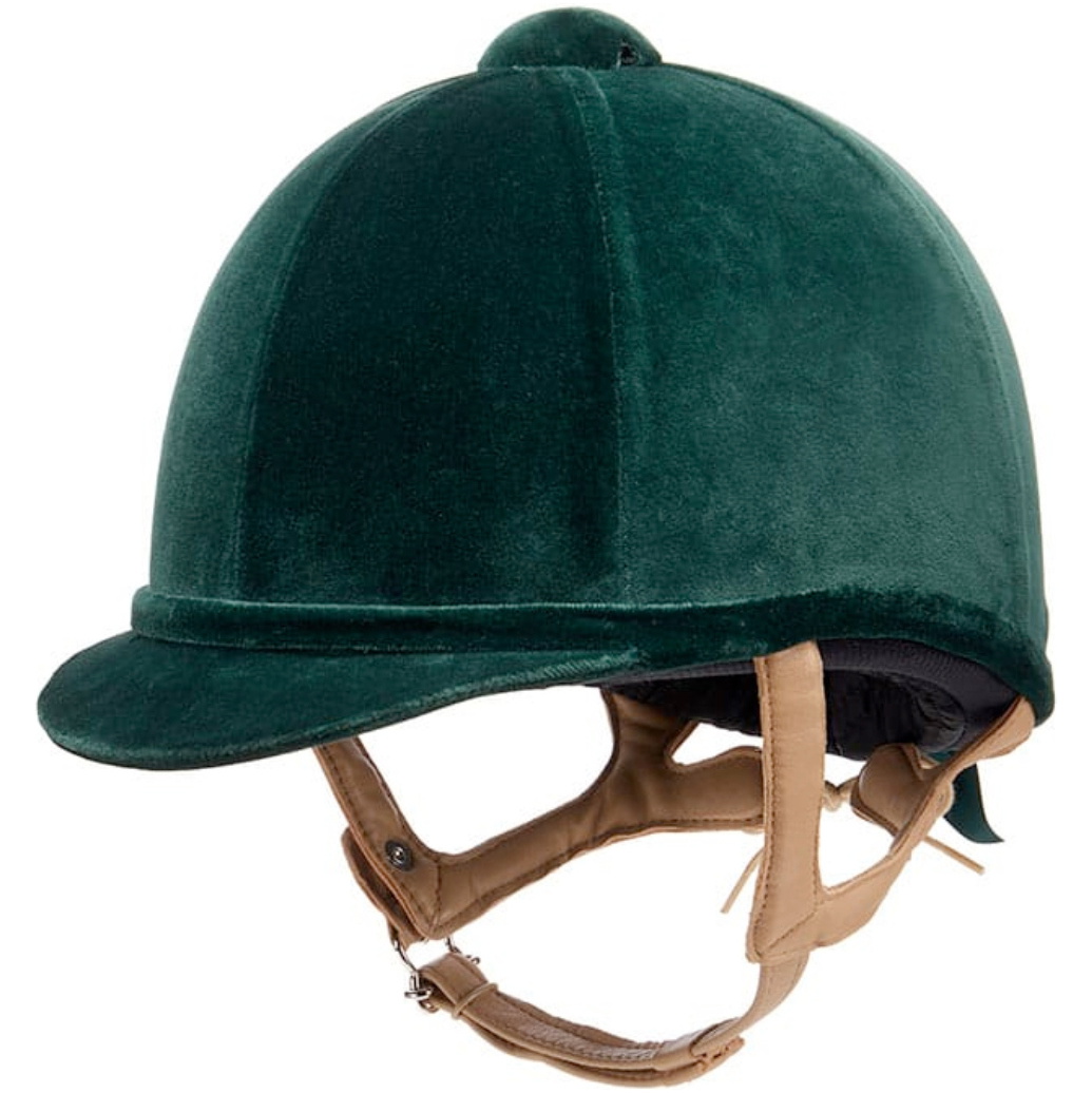 Charles Owen Unisex Fian Riding Hat GNDFH - Bottle Green Dun